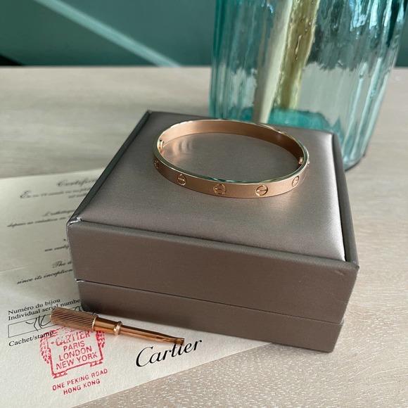 Cartier Jewelry - ❌SOLD❌Cartier LOVE Bracelet Rose Gold 17 Regular New Screw System